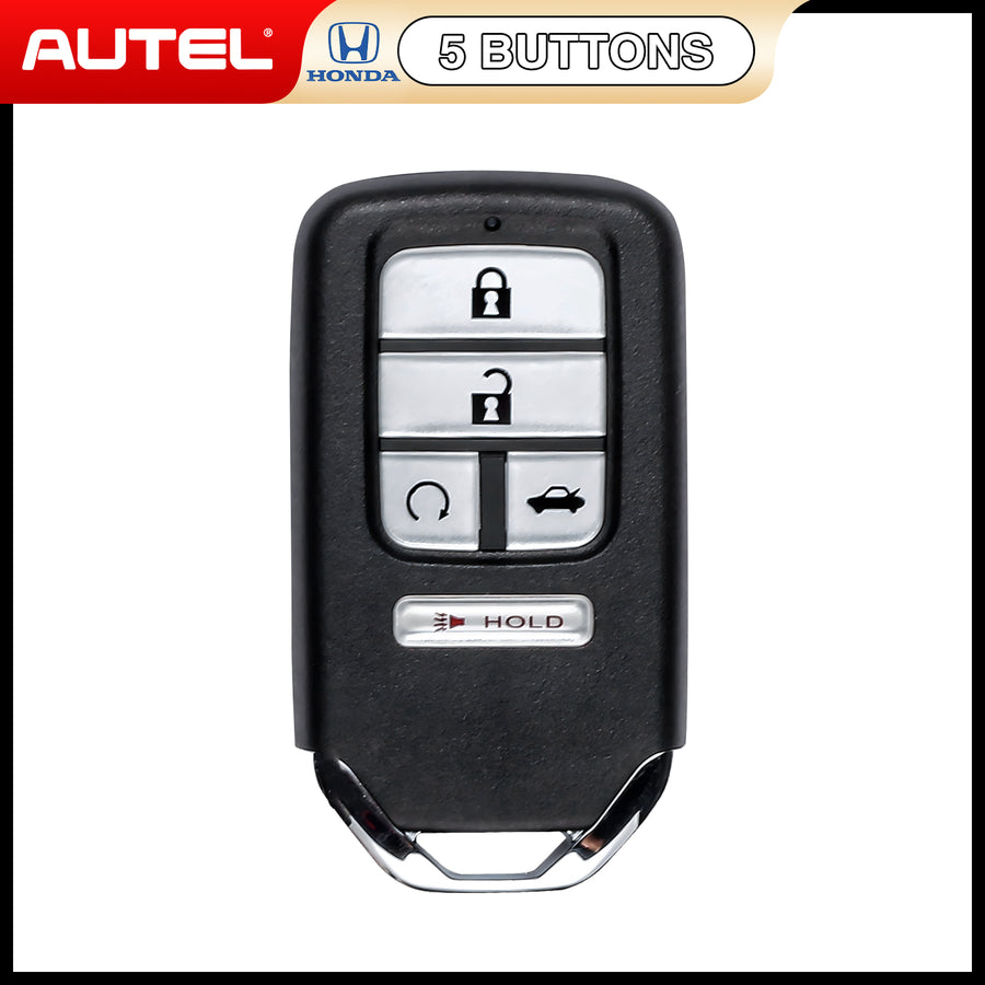 Autel IKEY IKEYHD5TPR Programmable Smart 5 Buttons Key for  Honda,Work with Autel KM100