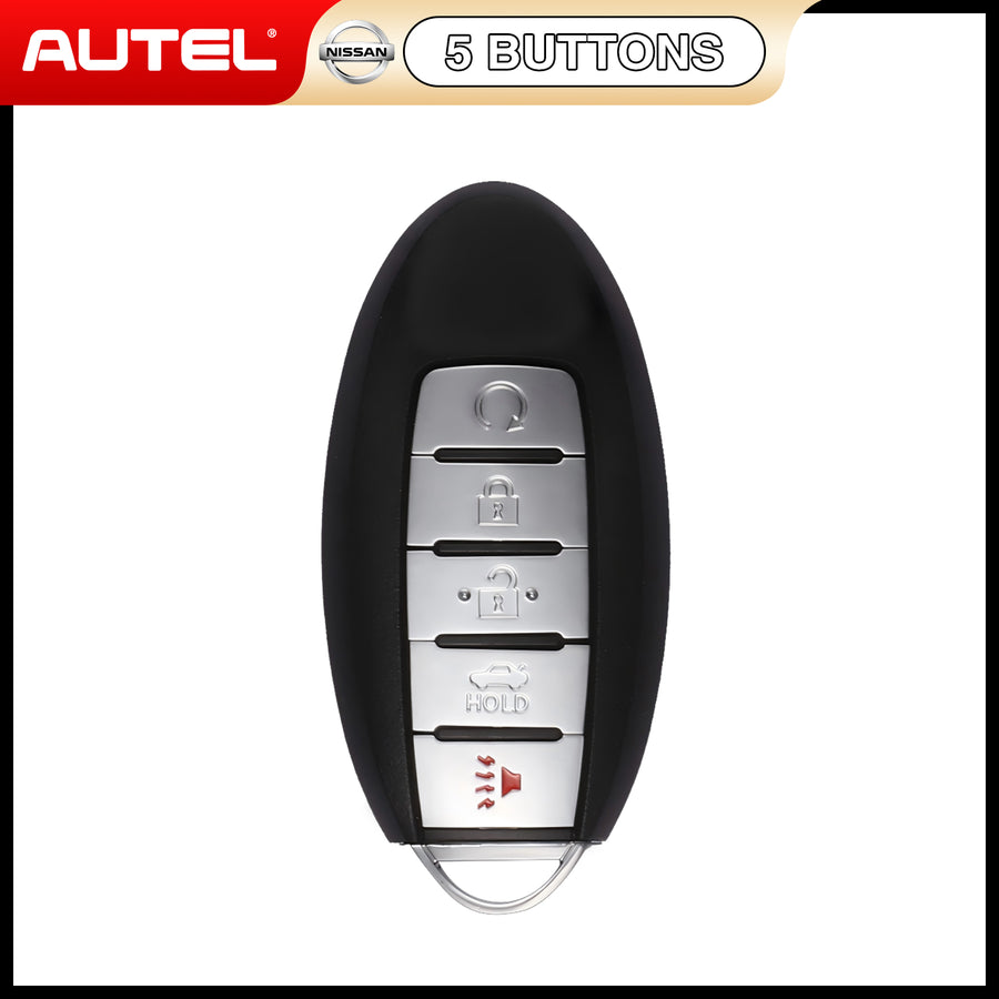 Autel IKEY IKEYNS5TPR Programmable Smart 5 Buttons Key for Nissan,Program with Autel KM100