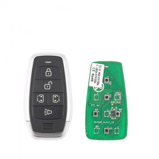 Autel IKEYAT5PS Universal Programmable Smart 5-button IKEY, Left Door/Right Door/Panic