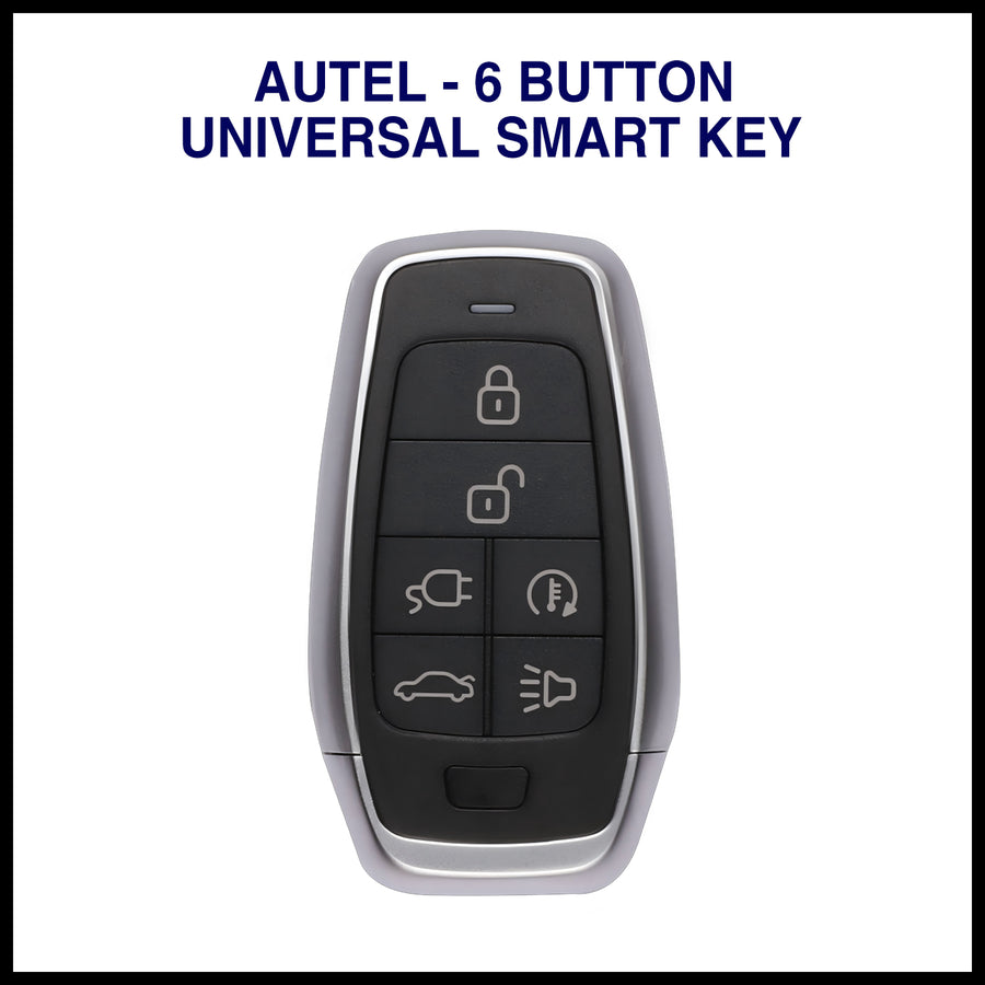 Autel IKEYAT6TPCE Universal Programmable Smart 6-button IKEY,EV Charge/Cabin Temperature Included