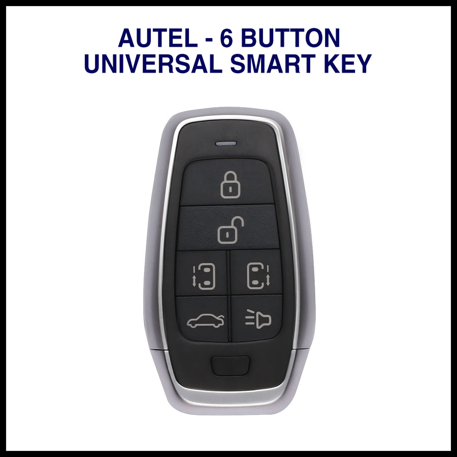 AUTEL IKEYAT6TPS 6-Button Key,Universal Car Key Work with Autel KM100 IM508S