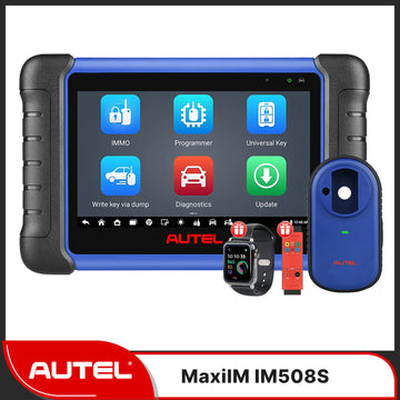 Autel MaxiIM IM508S Automotive Key Programming Tool with XP200, 28+ Services,OE-Level Diagnostics, Bidirectional & Active Test, IMMO ECU Reset/Adaptation,Get Free A OTOFIX Watch&GBOX3