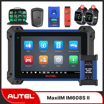 [2-Year Free Update]2024 Autel MaxiIM IM608S II Key Fob Programming Full Kit Bundle with 2 Free OTOFIX Watches, Same as IM608 PRO II Diagnostic Scanner,