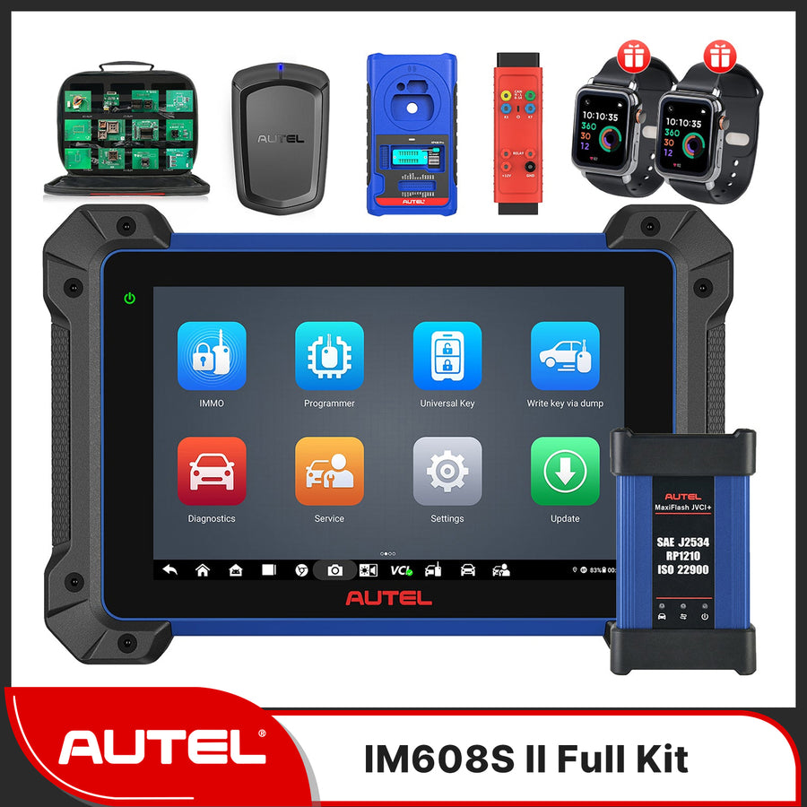 [2-Year Free Update]2024 Autel MaxiIM IM608S II Key Fob Programming  Full Kit, Top IMMO, Same as IM608 PRO II, Support All Key Lost,Free Gift OTOFIX Watch*2