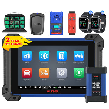 [2-Year Free Update]2024 Autel MaxiIM IM608S II Key Fob Programming Full Kit Bundle with 2 Free OTOFIX Watches, Same as IM608 PRO II Diagnostic Scanner,