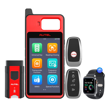 Autel MaxiIM KM100 Key Fob Programming Immobilizer Tool, 60S Key Generation and IMMO Learning, Chip Read/Write /Cloning, Get A Free OTOFIX Watch