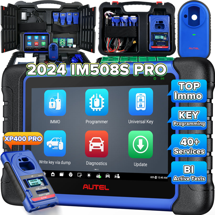 [2 Years Update]Autel Scanner MaxiIM IM508S PRO, 2024 Newest Automotive Diagnostics Scan Tool with 40+ Services, OE-Level All Systems Diagnostics, 3000+ Bidirectional, Auto Scan 2.0