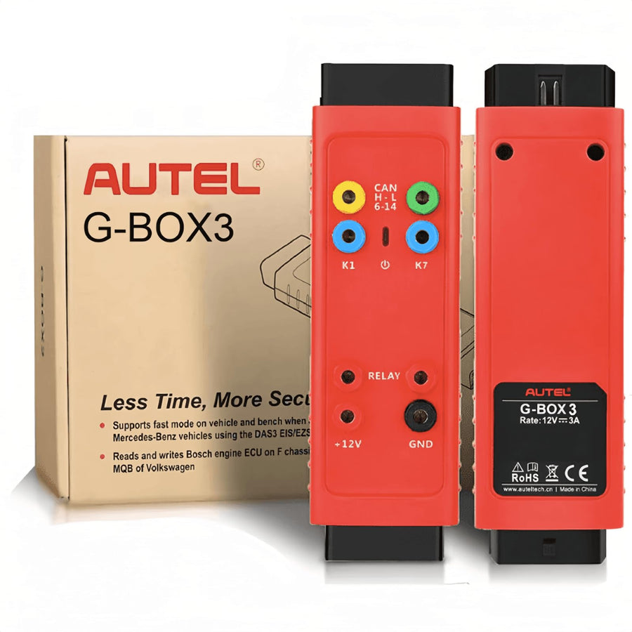 Autel G-Box 3 Key Programming Adapter For Mercedes And BMW Vehicles, All Key Lost Adapter IMMO Tool Works With MaxiIM IM508(S) + XP400 Pro, IM608 PRO II, IM608S II, Upgraded Of G-Box2